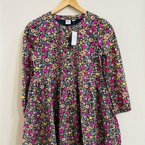 GAP Pink and Purple Ruffled Tiered Sundress